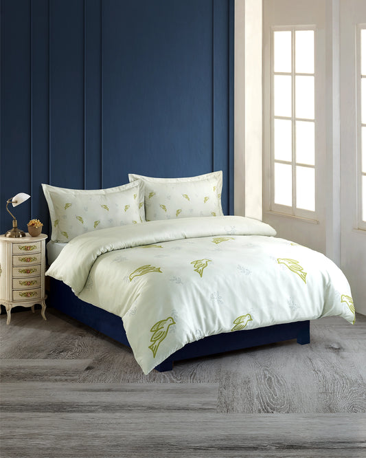 Luxury Dove Bedding Set