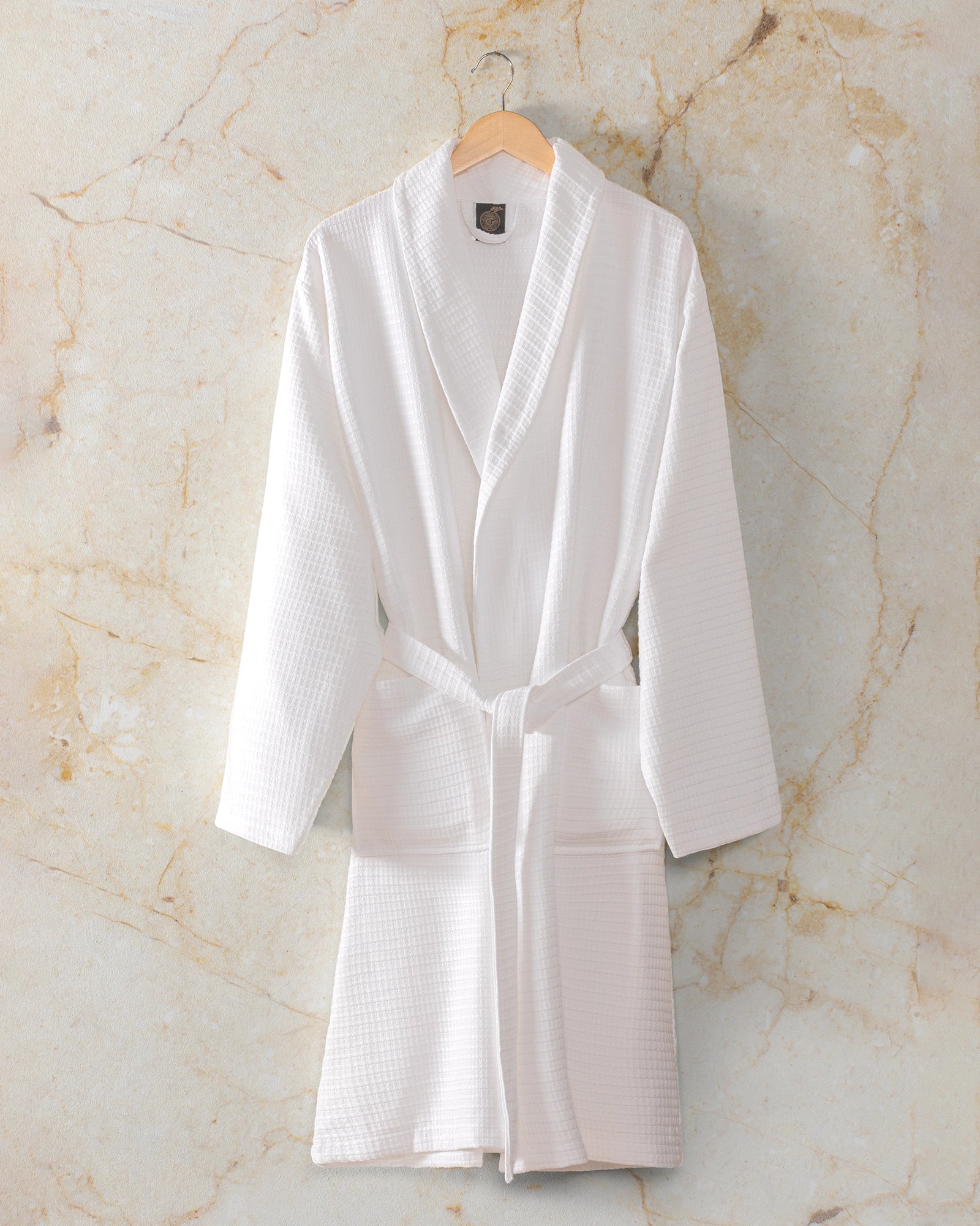 White Cabana Bay Bathrobe and 2024 Slippers