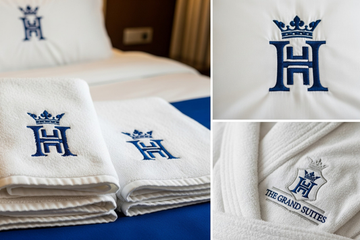 Softest Way to Brand: Using Personalized Embroidery and Logos on Hotel Textiles