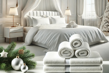 Restock Your Hotel for the Holiday Season: Bedspreads, Towels, and More