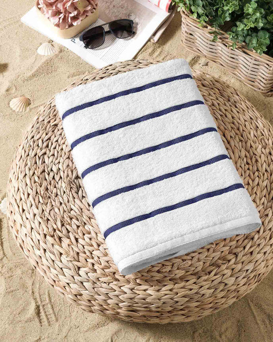 Blue Stripe Pool and Beach Towel