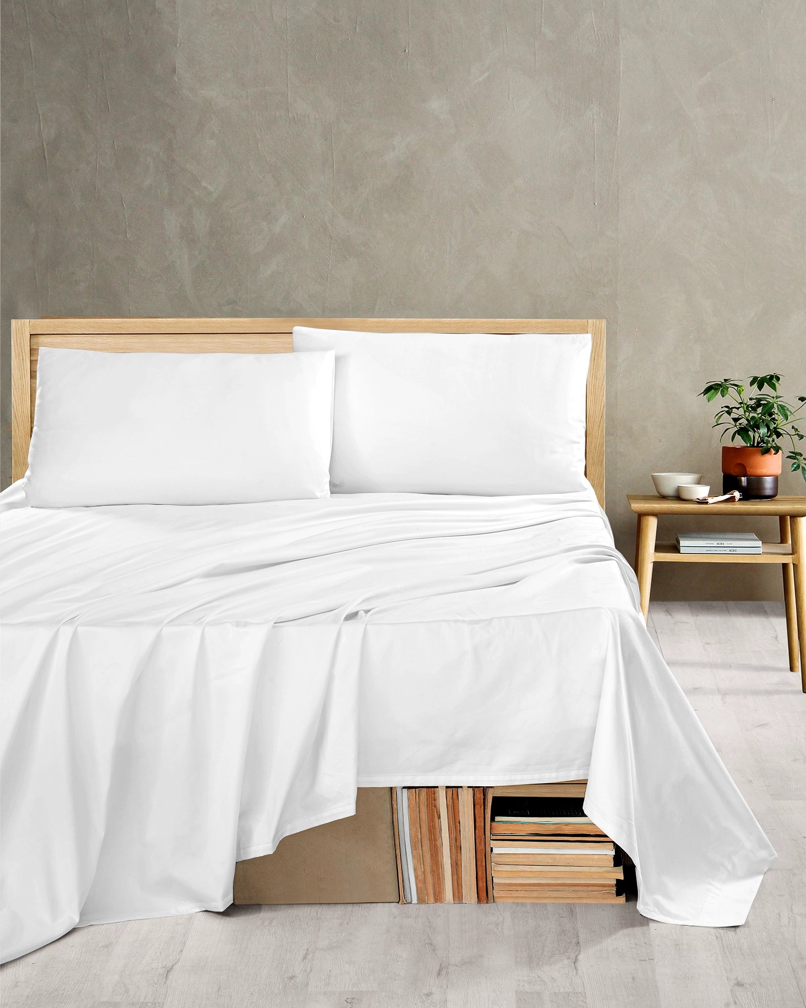 Lux White Flat Sheet Globaltex Fine Linens