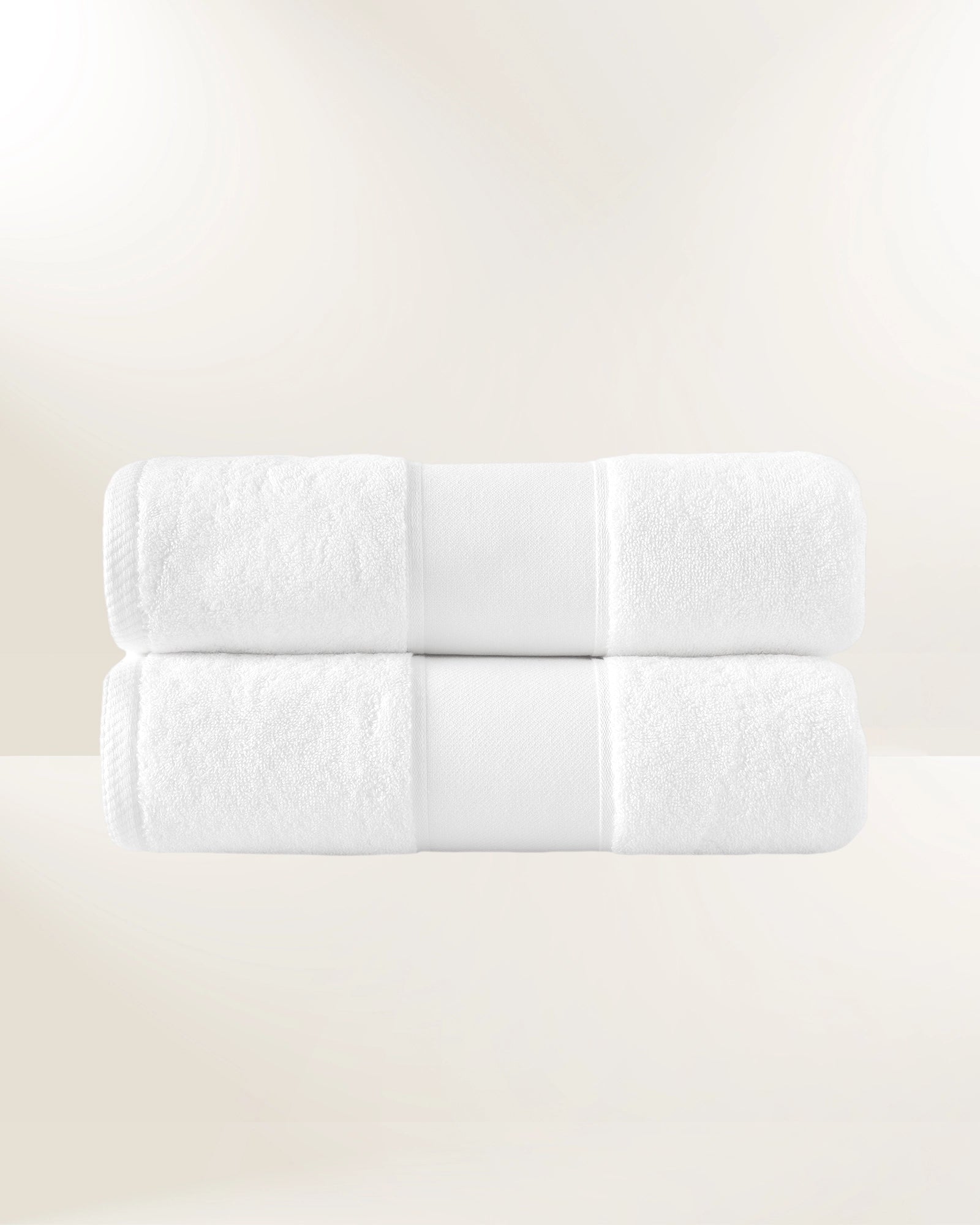 Lux White Bath Towel (Single)