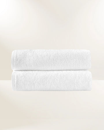 Sofya White Bath Towel (Single)