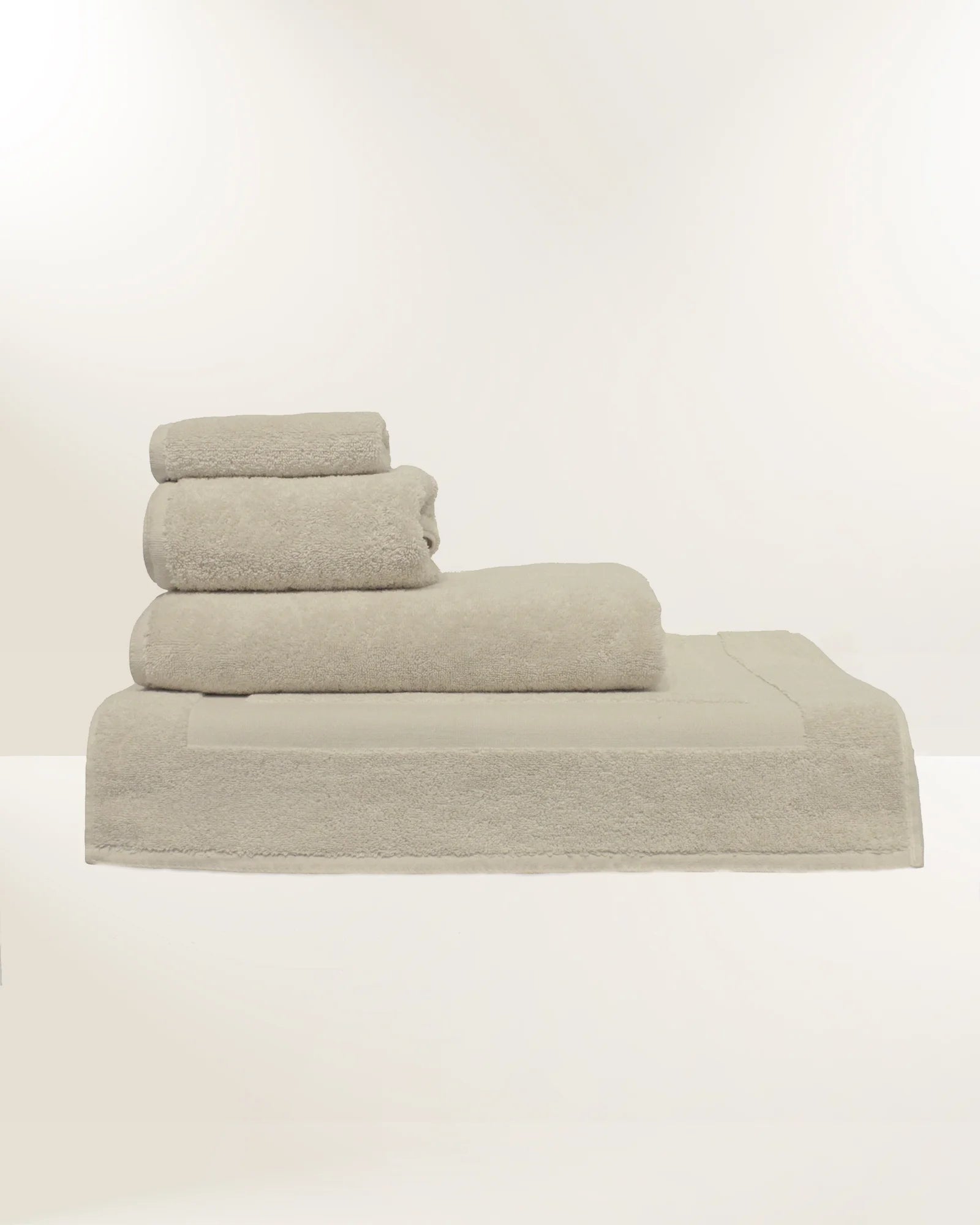 Paquete completo de toallas de baño Spa Beige (4 piezas)