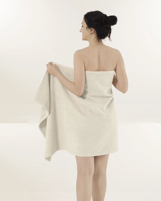 Beige Bath Towel (Single)