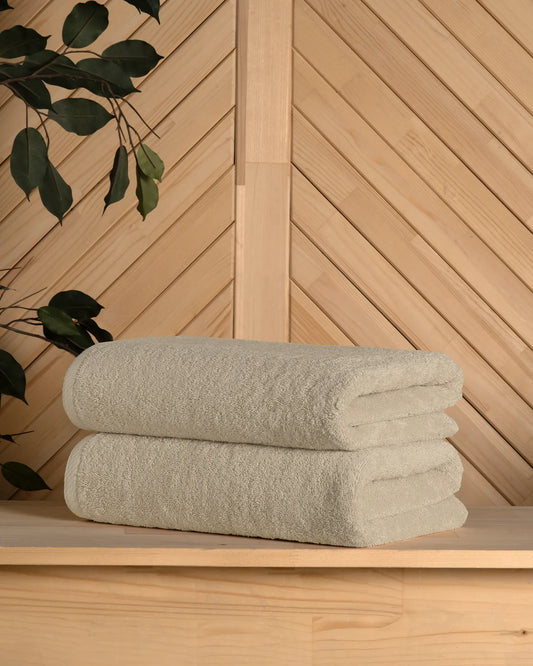 Toalla de manos color beige