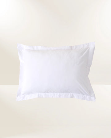 Lux White Pillow Sham