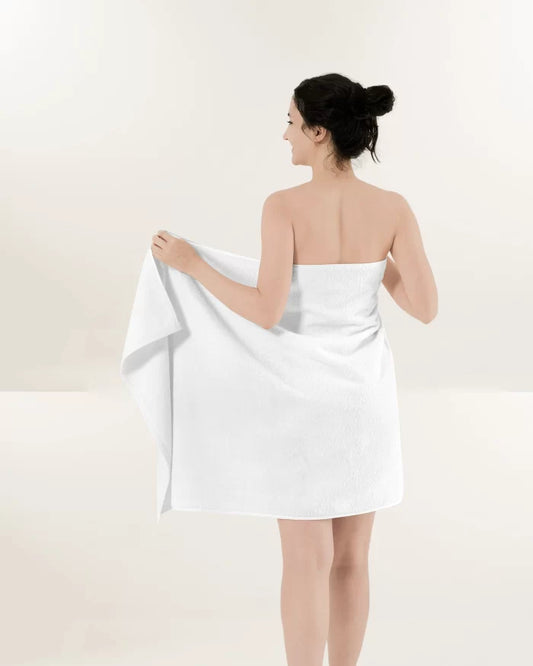 Sofya White Bath Towel