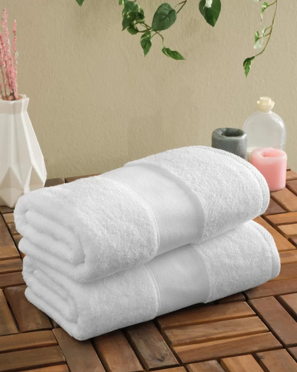 Lux White XL Bath Sheet Towel Globaltex Fine Linens