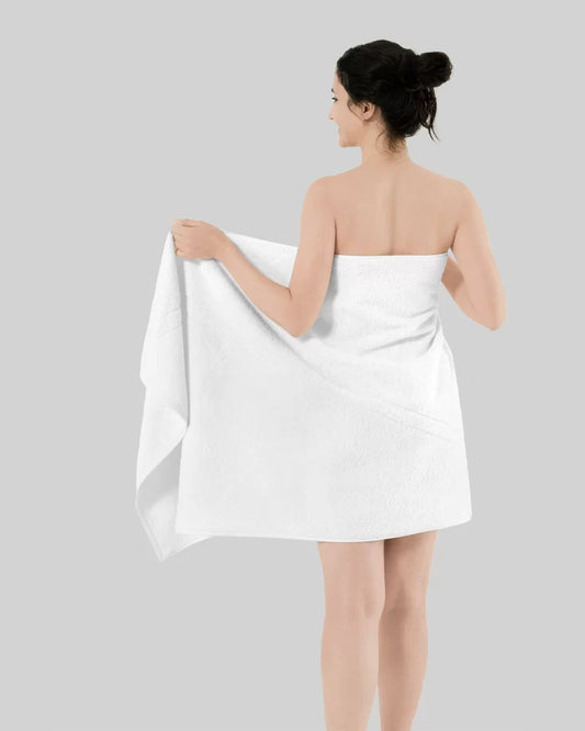 Baccarat White Bath Sheet Towel (Single)